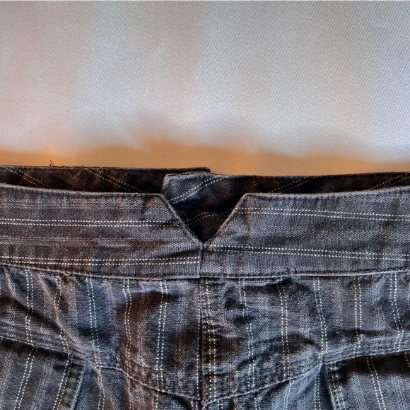 Route 66 | Vintage Black Pinstripe Mini Skirt Women’s Size 15/16 | 100% Cotton - Picture 5 of 8